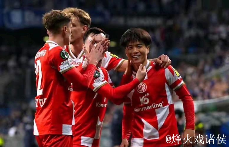 美因茨队做客遭波兹南莱赫1-1踢平 连续2轮欧协